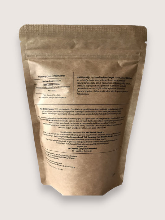 Hacı İbrahim Gerçek Türk Kahvesi 100 G