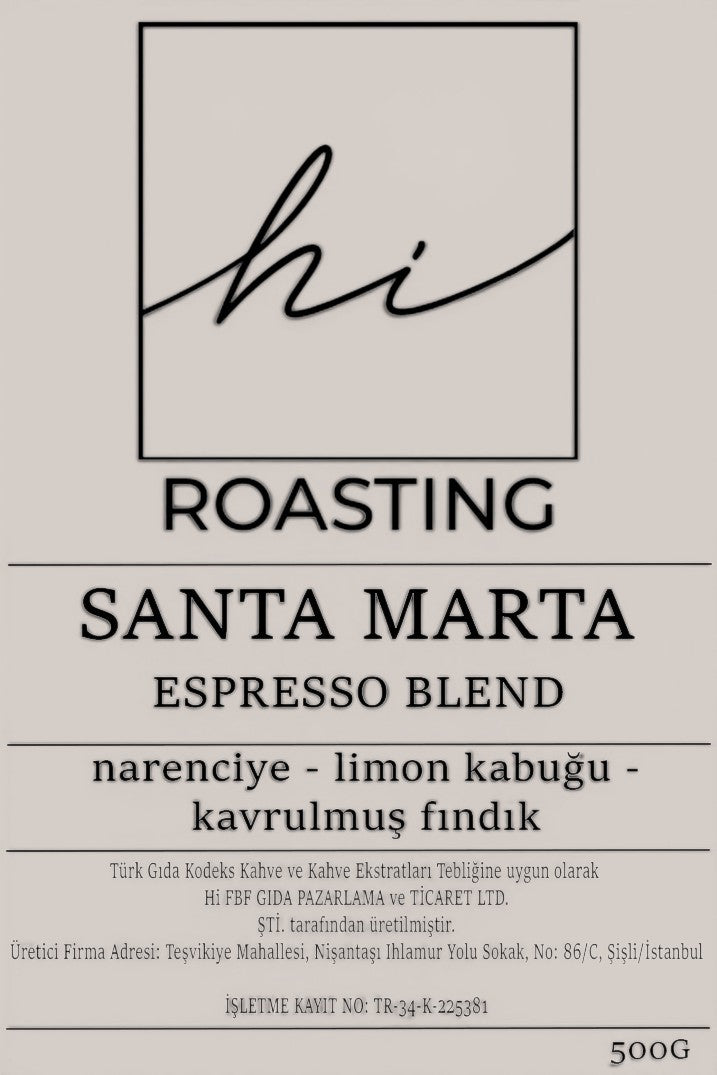 Santa Marta Espresso Blend 500 G