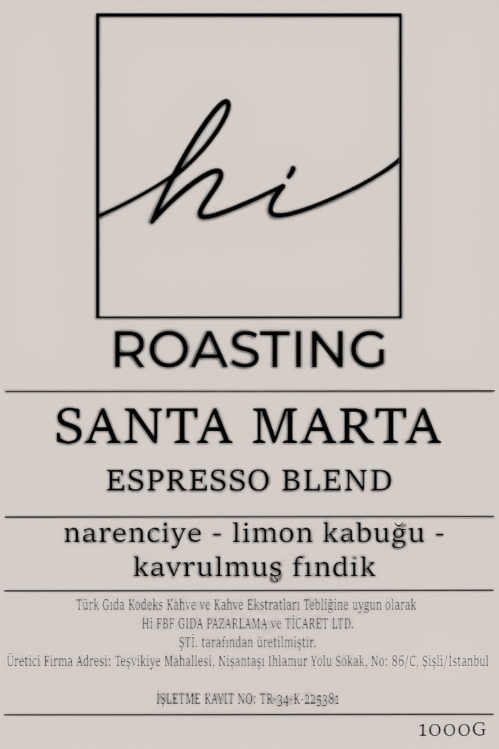 Santa Marta Espresso Blend 1000 G